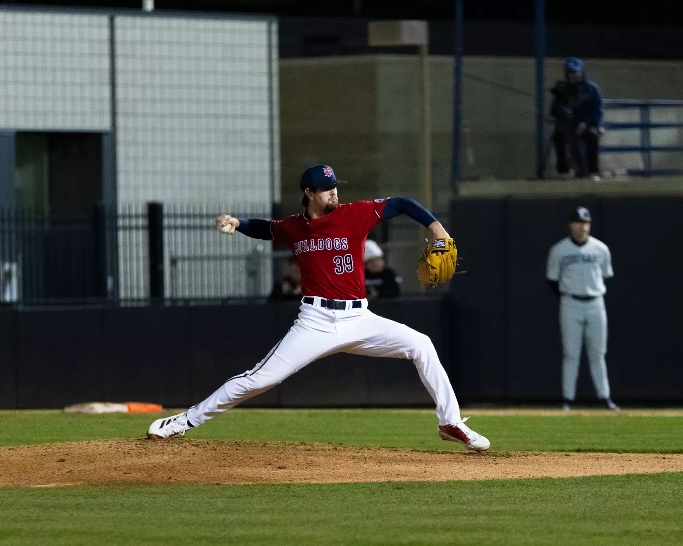 Jack Anker delivers a pitch